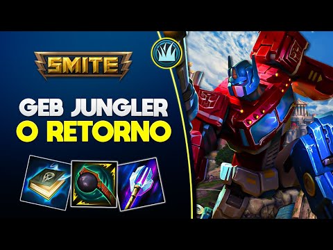 A volta do TERROR! Sinta o poder! GEB JUNGLER - ⚡ Smite BR Conquista