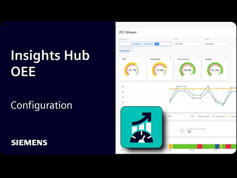 Insights Hub OEE Video – transparency and continuous improvement use case