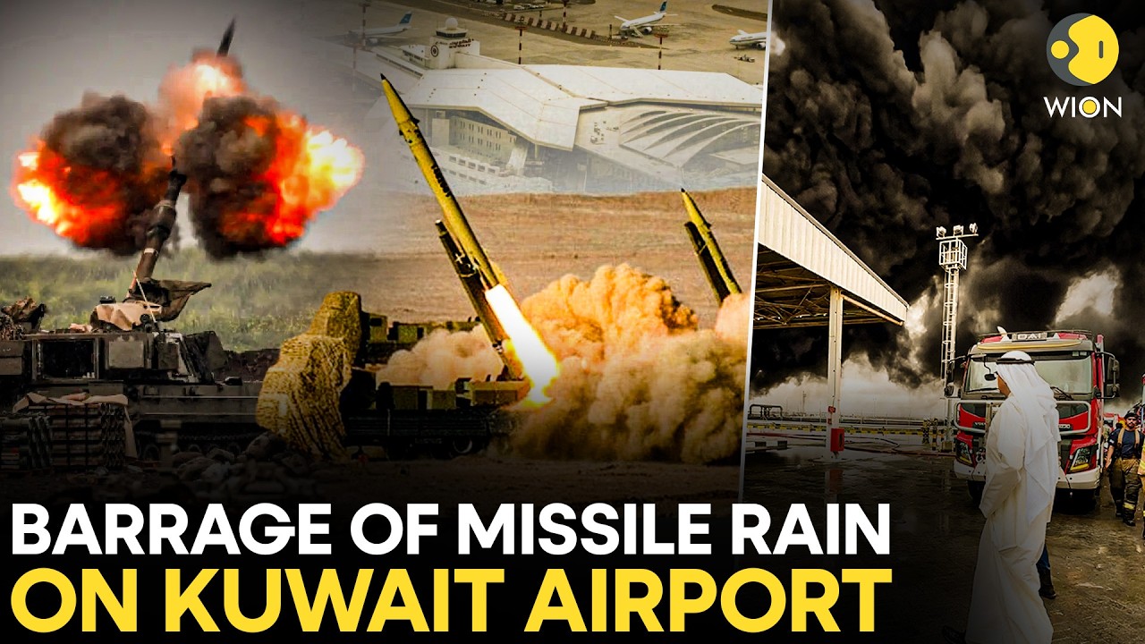Iran Strikes Kuwait International Airport!  Several Injured, Flights Suspended | WION Originals