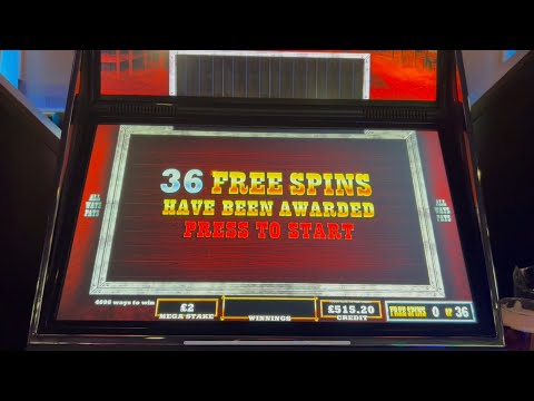 Arcade Slots Session Pt 1/4 - Mainly Wild Outlaws Inc Max spins at 75p and £2. What will they pay ?