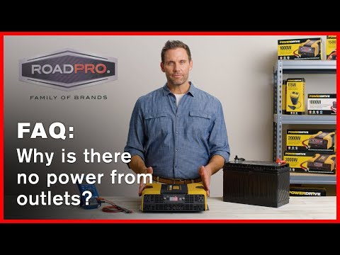 Powerdrive Inverter FAQ #7 - Why is there no power from the outlets?