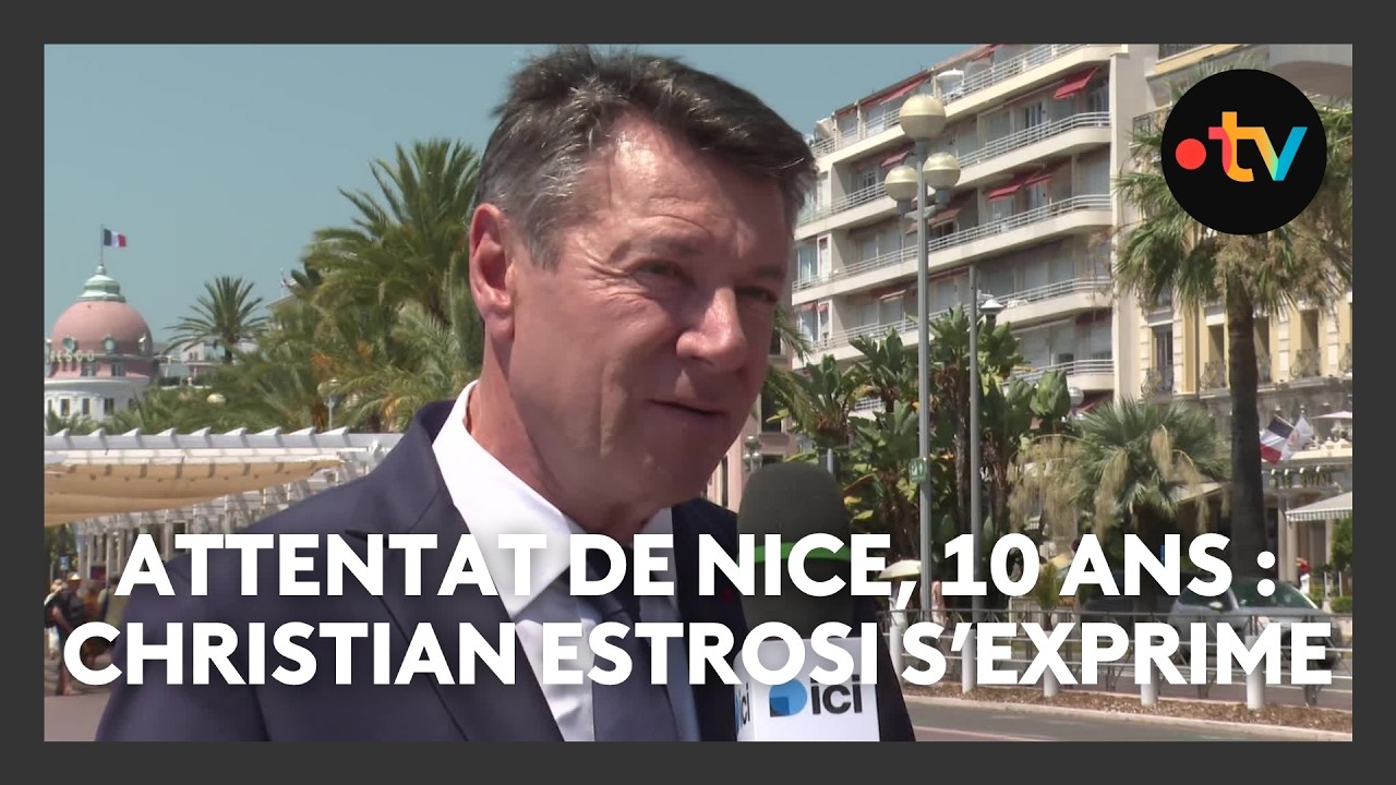 Illustration: Christian Estrosi : 10 ans après l'attentat de Nice, sa première sortie publique depuis 4 mois