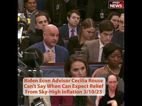 Biden Economist Cecilia Rouse Can't Say When Relief From Inflation Will Come, Says 'Every Faith in Our Regulators' as SVB Fails (March 10, 2023)