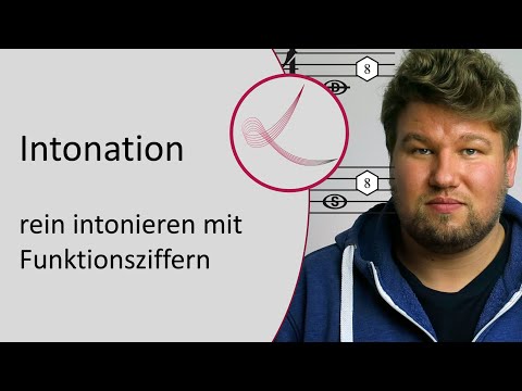 Intonation: reine Intonation mit Funktionsziffern