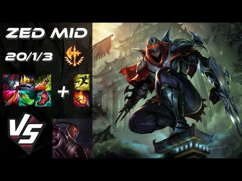 MID Zed vs Lucian - EU Grandmaster Patch 25.S2.4