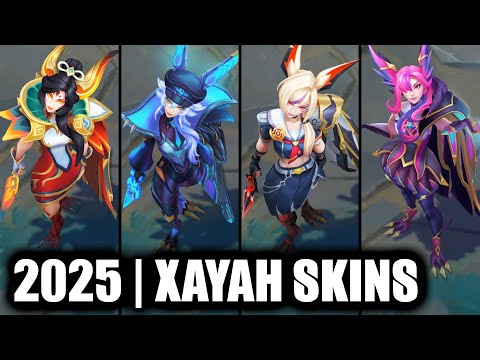 ALL XAYAH SKINS SPOTLIGHT 2025 | League of Legends