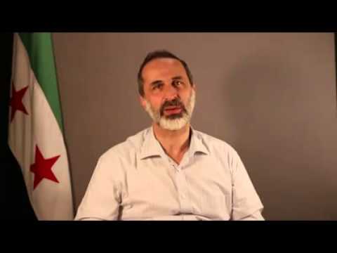 كلمة لمعاذ الخطيب يحيي أهالي مدينة يبرود ويبارك تشكيل المجلس المحلي في مدينة يبرود