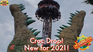 Croc Drop - New ride for 2021 at Chessington World of Adventures!