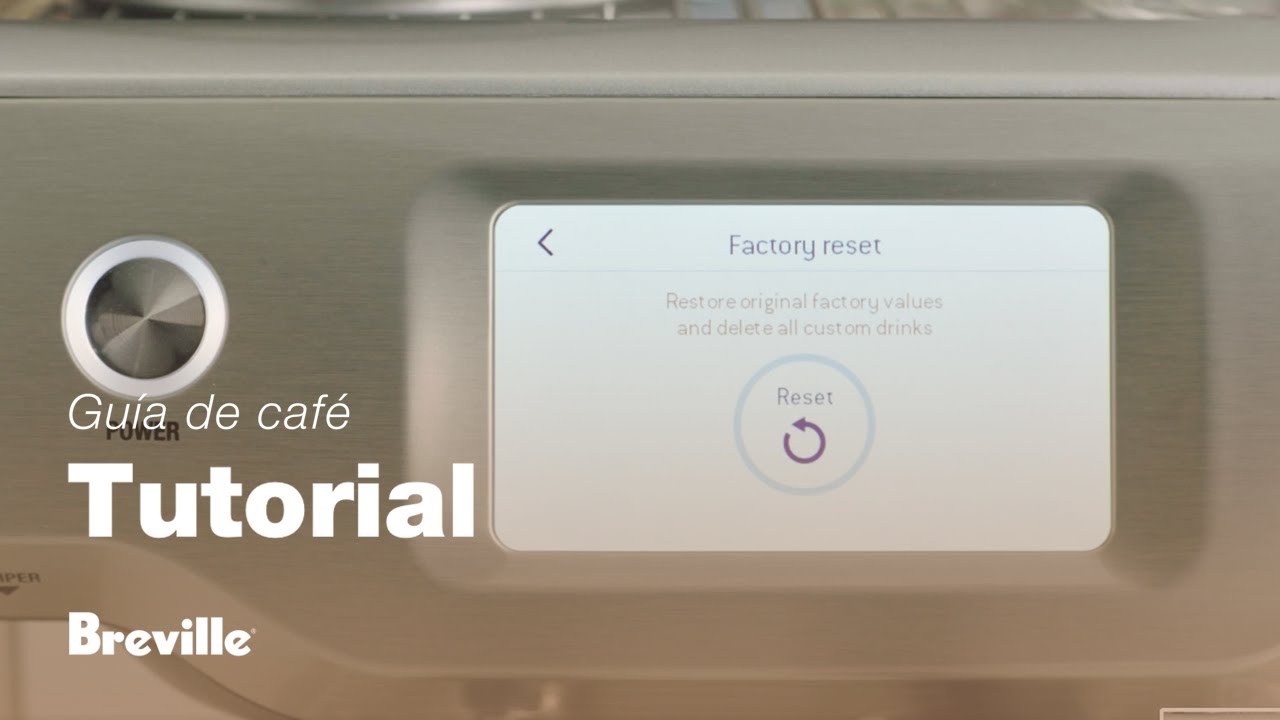 Cómo restablecer los valores de fábrica