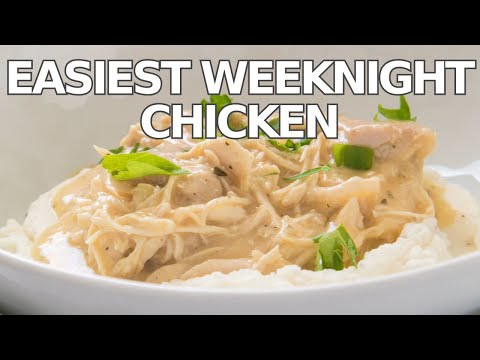 4 Ingredients to Cozy Perfection | Slow Cooker Chicken and Gravy