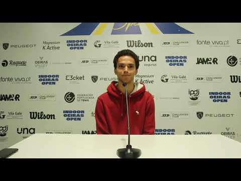 Pedro Araújo 1RQ Indoor Oeiras Open