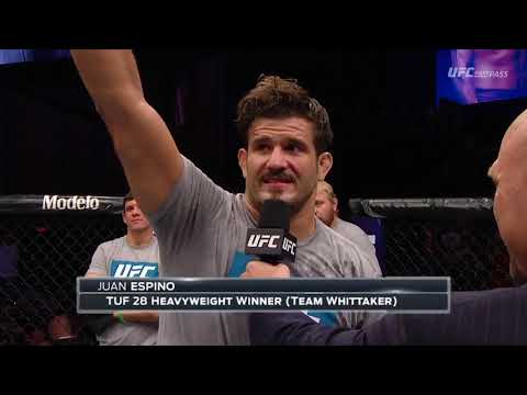 The Ultimate Fighter Finale: Juan Espino Octagon Interview