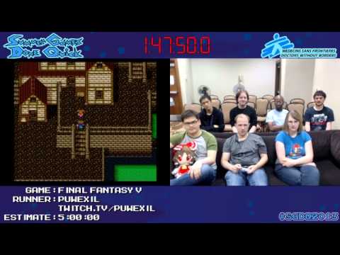 SGDQ 2013 - Final Fantasy V Speedrun