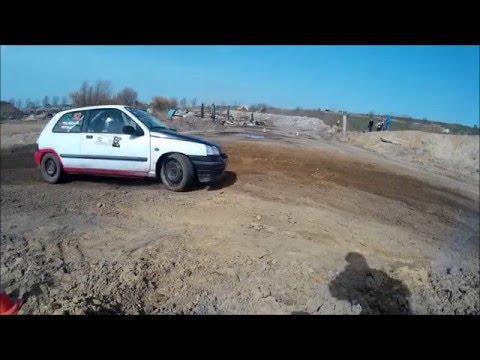 I runda WLRX 2016 - Karol Nikścin / Paulinka Huk - Renault Clio