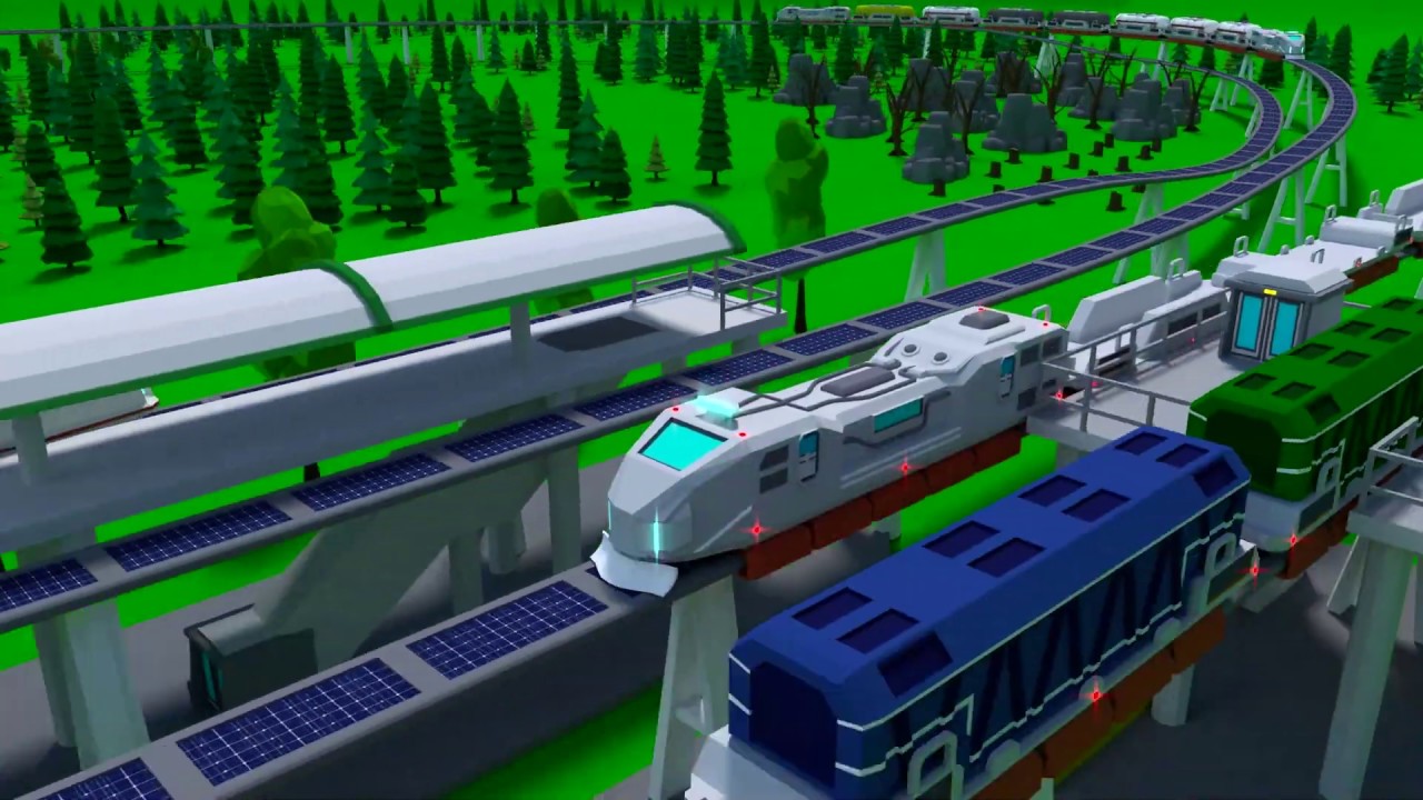 Maglev train 3D Model