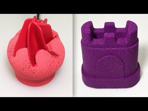 Very Satisfying Video Compilation 78 Kinetic Sand Cutting ASMR