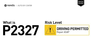 Meaning of OBD p2327