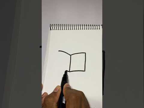 Pasos para dibujar un libro 📖 #shorts