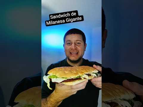Sandwich de Milanesa Gigante de El Chango, Nogoyá, Entre Rios #sandwich #milanesa #nogoya