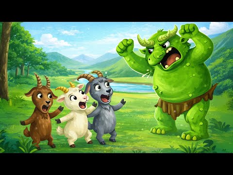The Three Billy Goats Gruff  | Fairy tales and Bedtime Stories For Kids