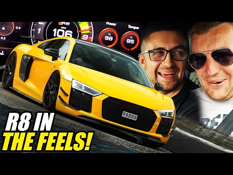 LOUD V10! Audi R8 with Lamborghini Mods! // Nürburgring