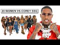 20 WOMEN VS 1 RAPPER COREY SSG