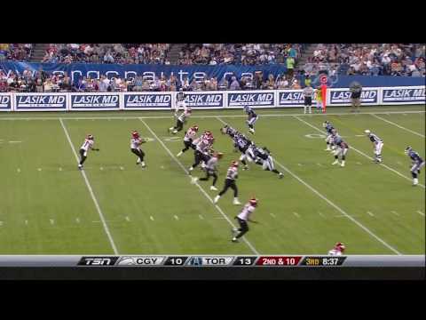 CFL Calgary 24, Toronto 27 - July 14, 2010