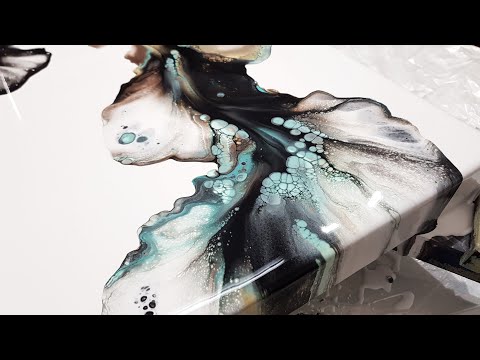 GORGEOUS Color Palette!! 😍 Acrylic Pour Painting- Abstract Painting