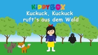 Kuckuck, Kuckuck ruft's aus dem Wald - Kinderlieder zum Mitsingen - (KIDDYBOX.TV) Karaoke Lyric