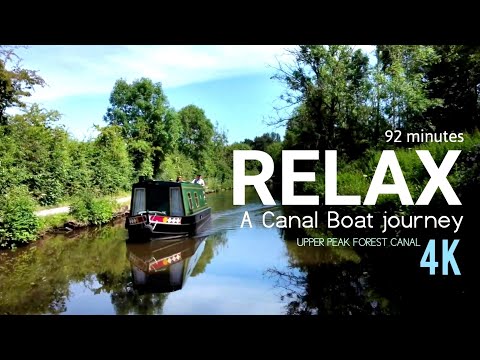 RELAXING CALMING CANAL BOAT CRUISE - 90 MINUTES - inspired by nature