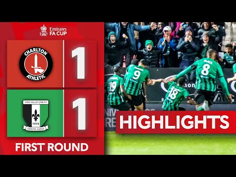 Charlton Athletic 1-1 Cray Valley PM | First Round | Emirates FA Cup 2023-24