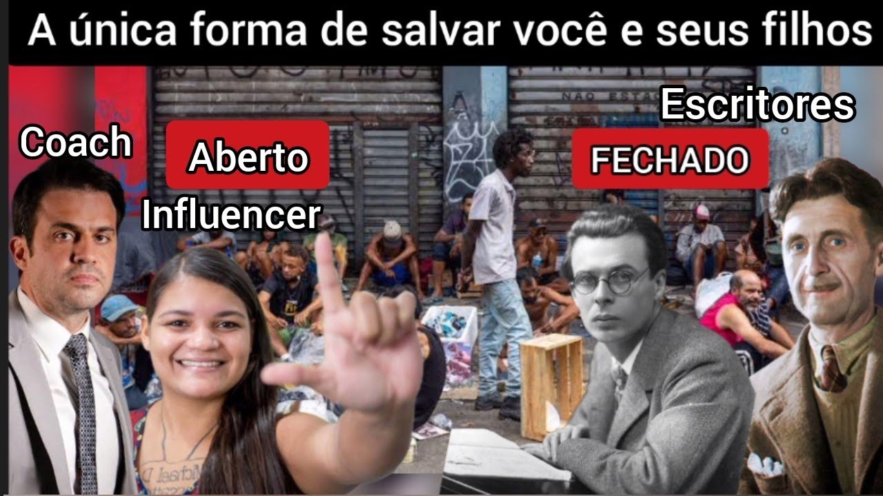 O sistema não quer que você pense: NÃO Troque os livros por influenciadores digitais