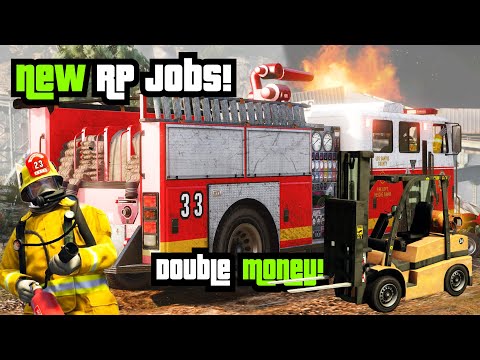 GTA 5 - NEW RP JOBS! & DOUBLE MONEY! - Event Week Preview | Discounts & More!