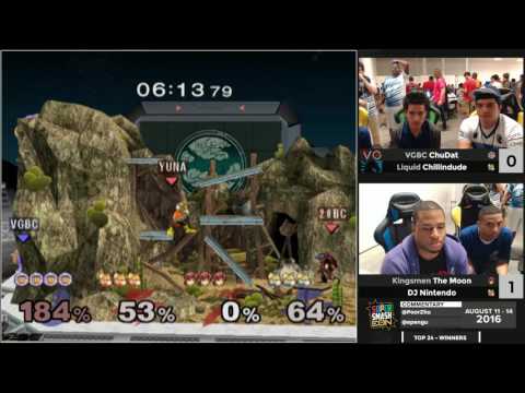 SSC16 - ChuDat + ChillinDude vs DJ Nintendo + The Moon - Winners Melee