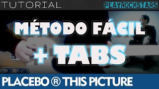 como tocar THIS PICTURE en guitarra PLACEBO ? TUTORIAL / ACORDES / RITMO / TABS