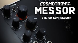 Video thumbnail for Cosmotronic Messor - stereo compressor demo by Cosmotronic