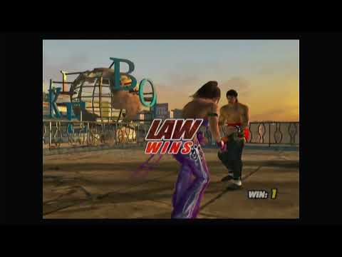 Tekken 5 Christie(Barefoot) Vs Law(Lose)