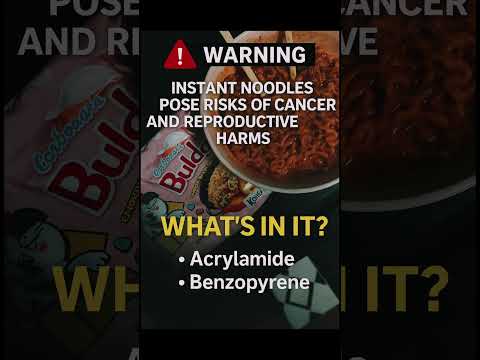 ⚠️ Buldak Ramen just got a cancer warning — here’s what you need to know. 🍜 #news #facts #global