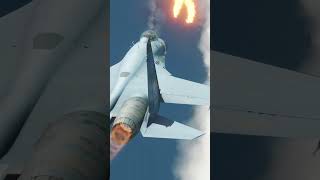 自衛隊F-15戦闘機と中国軍Su-27戦闘機が低空でドッグファイト！衝撃のラスト！！【DCSWorld】