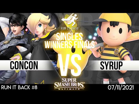 Run It Back #8 - SSBU - JTC | ConCon (Bayonetta, Rosalina) vs. Armada | Syrup (Ness) -Winners Finals