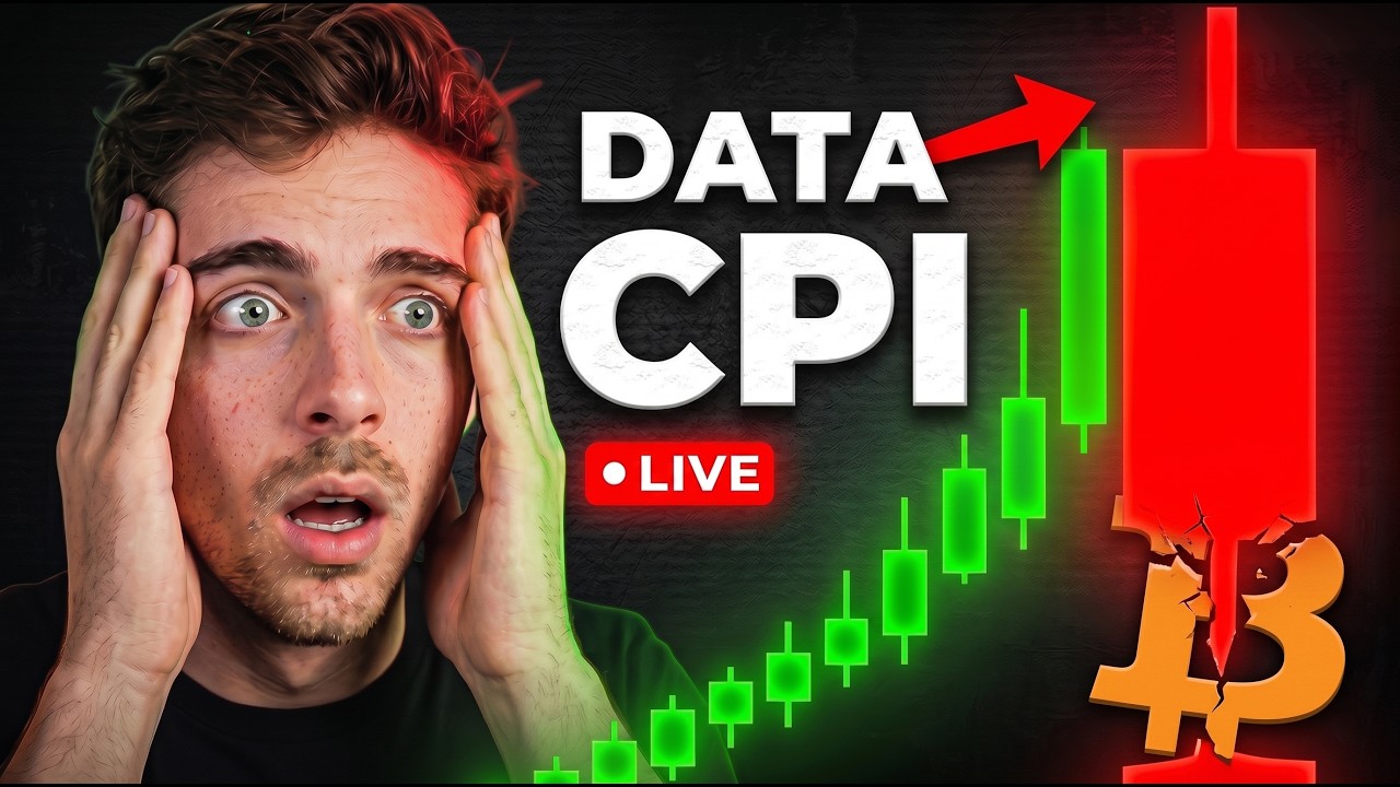 CPI DATA LIVE: BITCOIN TRADING & PRICE ANALYSIS!