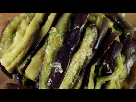 딱 5분만 쪄 보세요. 1,500원으로 만든 가지찜 무침 너무 맛있어요