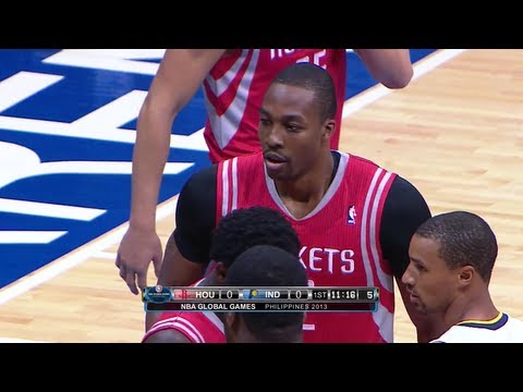 Dwight Howard & Jeremy Lin Highlights vs Indiana Pacers (2013.10.10) (NBA GLOBAL GAMES)
