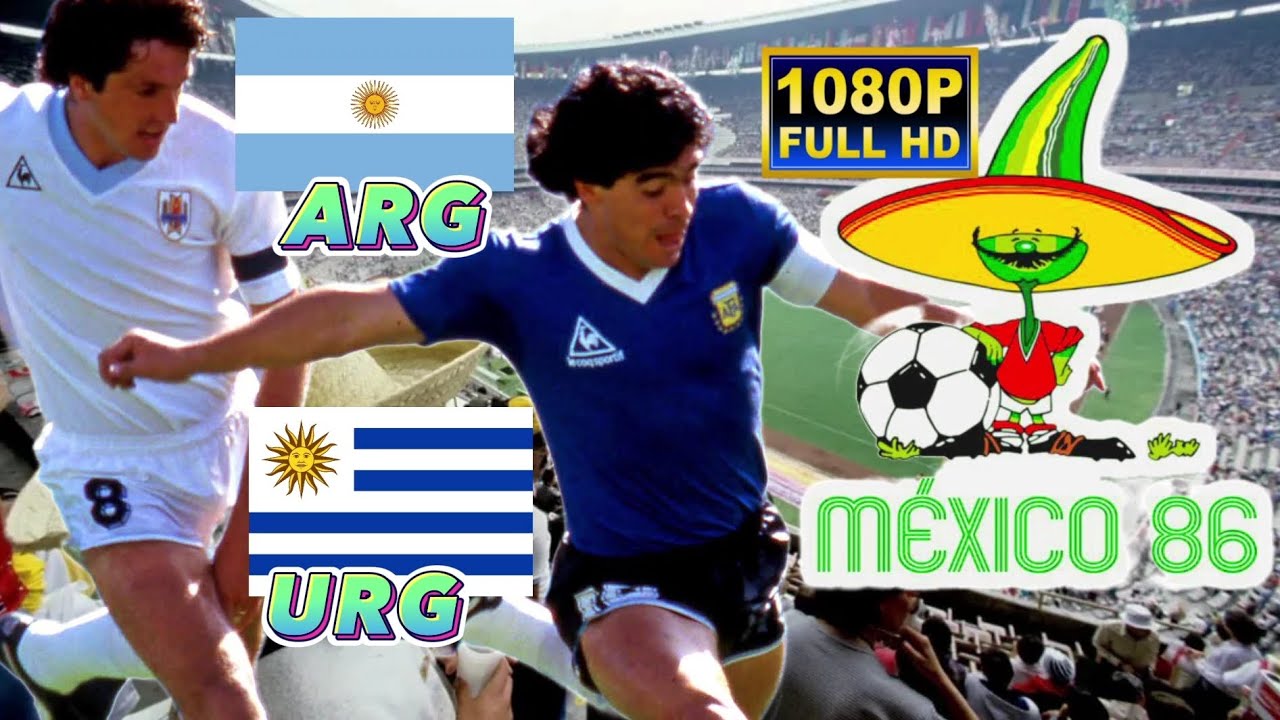 ARGENTINA vs URUGUAY 1-0 / WORLD CUP MEXICO 1986 /Round of 16 / Full HD 1080p