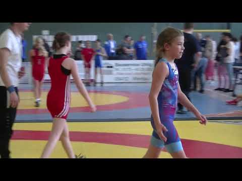 Wrestling Ringen Pokalturnier Werdau, weibliche female Schüler und Jugend, 38 kg, Freistil