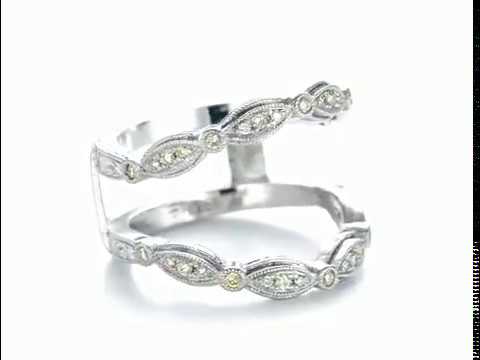 Custom Yellow Diamond Jacket Wedding Band