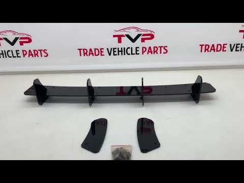 Fits VW Golf GTI MK7 2013-2016 Rear Diffuser & Side Splitters Gloss Black video