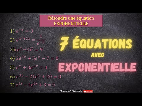 Solving an equation containing exponentials - Solved exercises - Baccalaureate (final year)