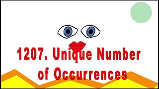 Fast and Simple Top Interview Question Solution - 1207. Unique Number of Occurrences