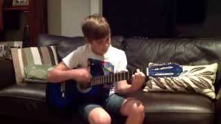Pro guitar kid plays a couple of cool songs